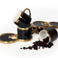 Coffee Cup فناجين قهوة مع صحن